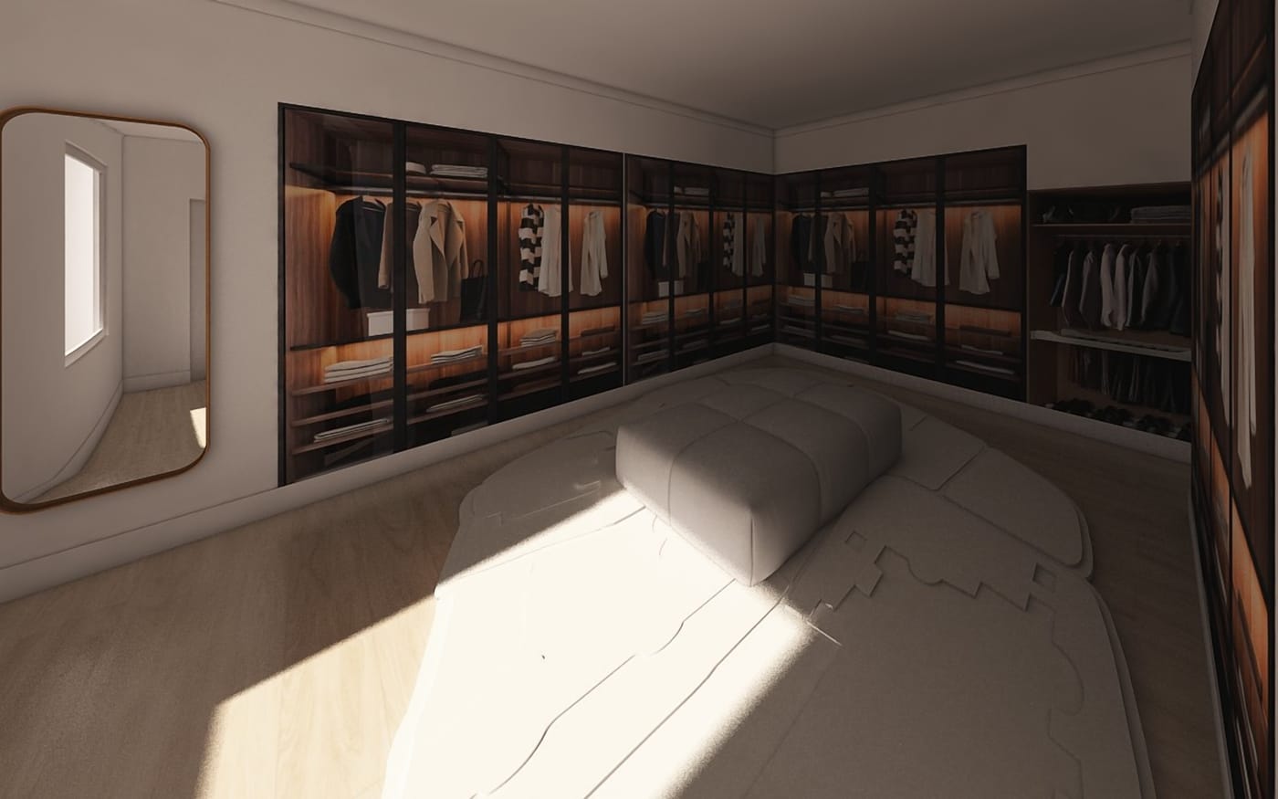 Mid-century closet