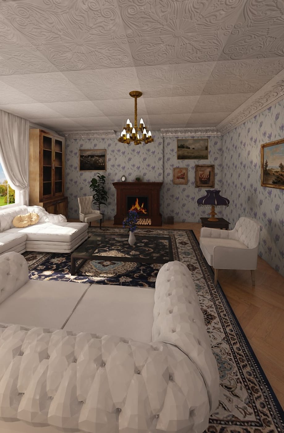 Victorian living room