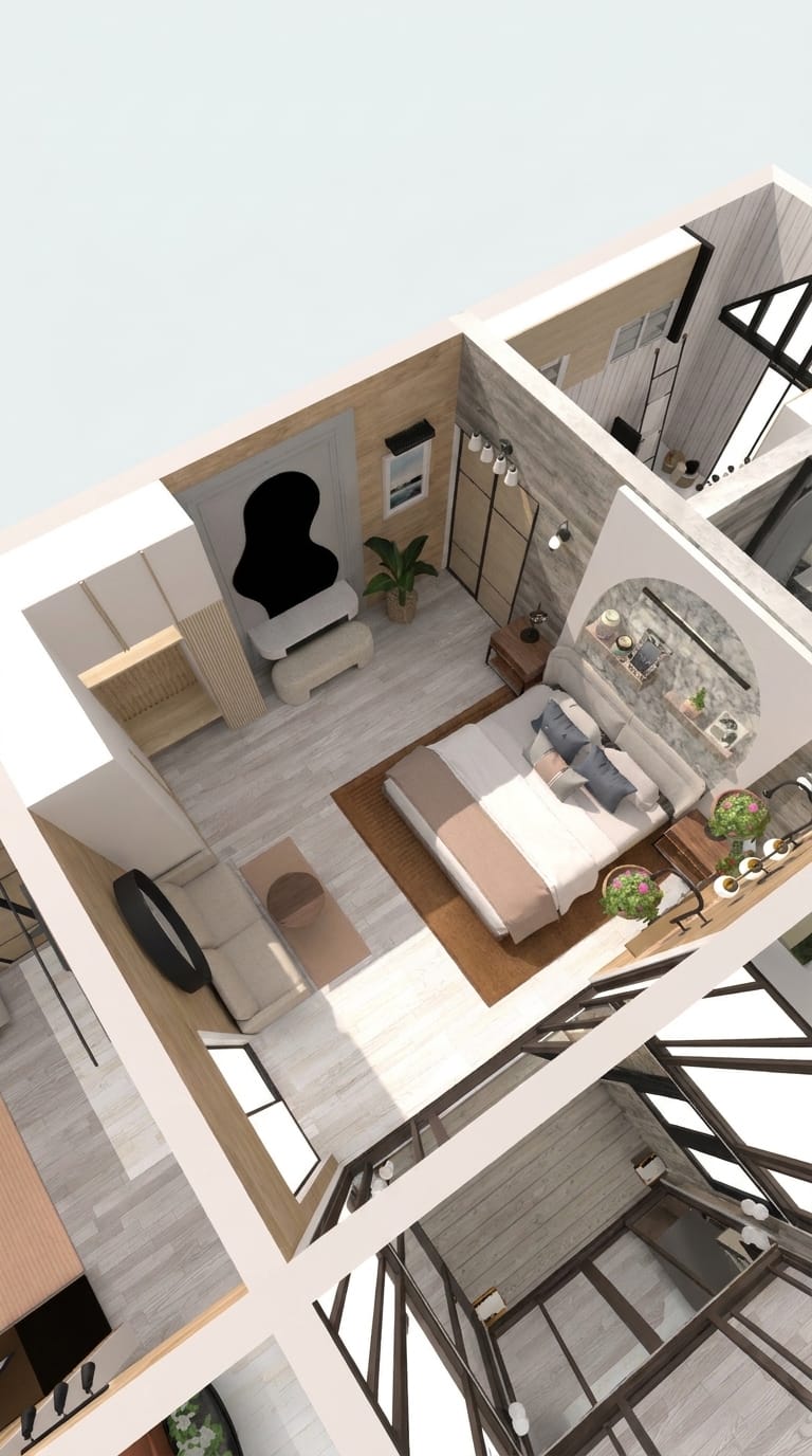 Scandinavian bedroom