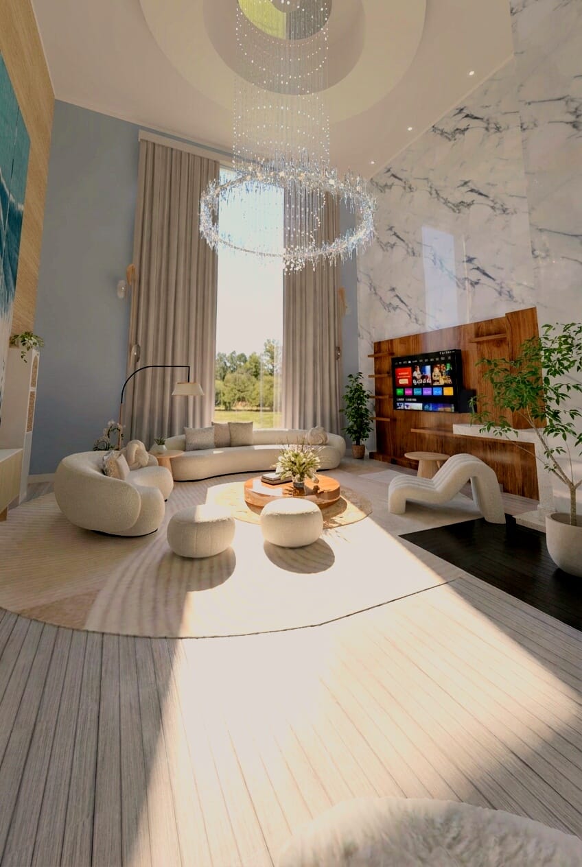 Mid-century living room