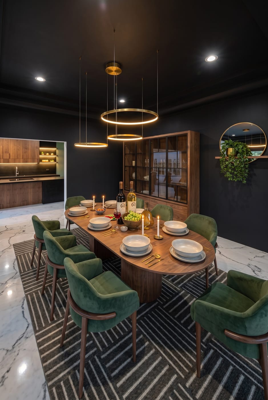 Contemporary dining room