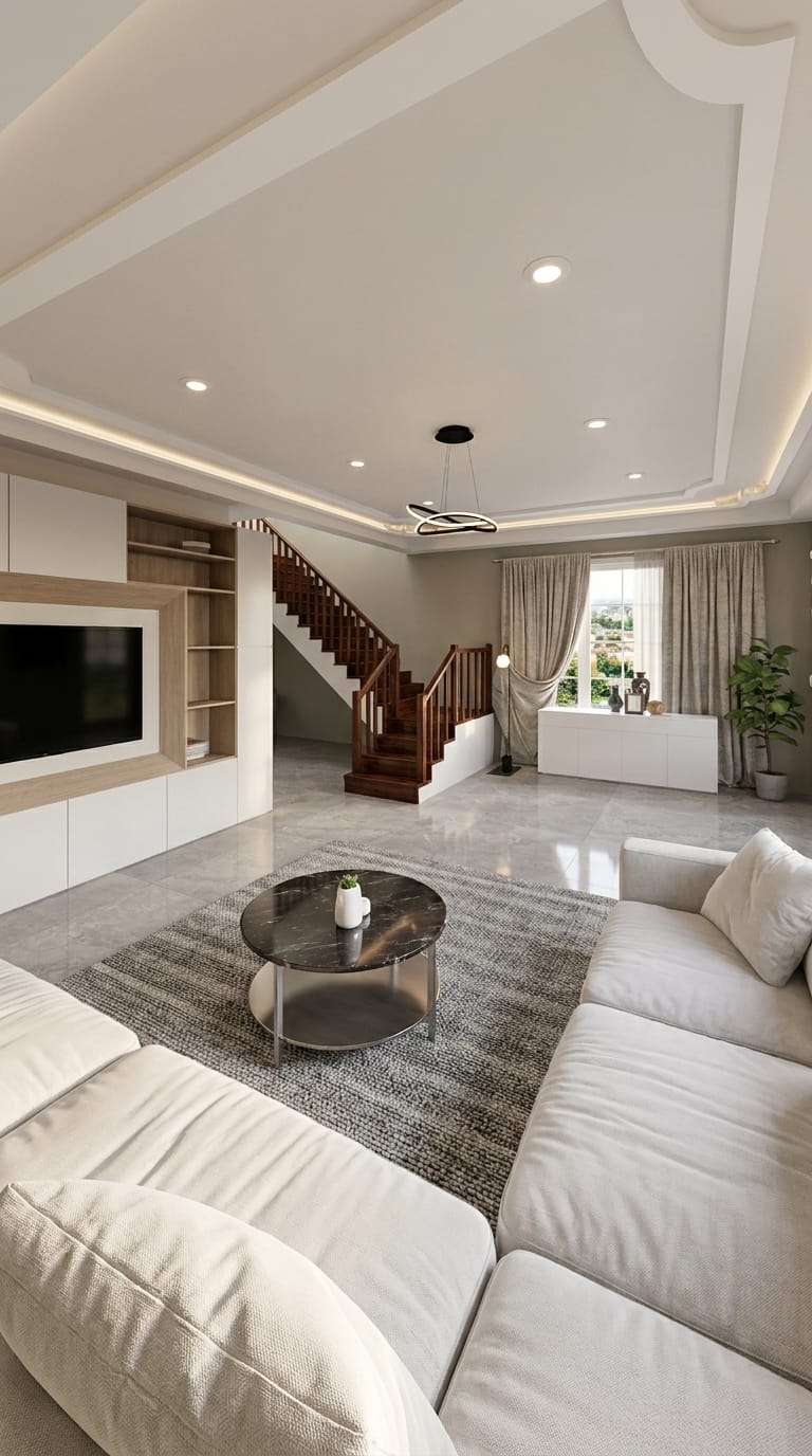 Mid-century living room