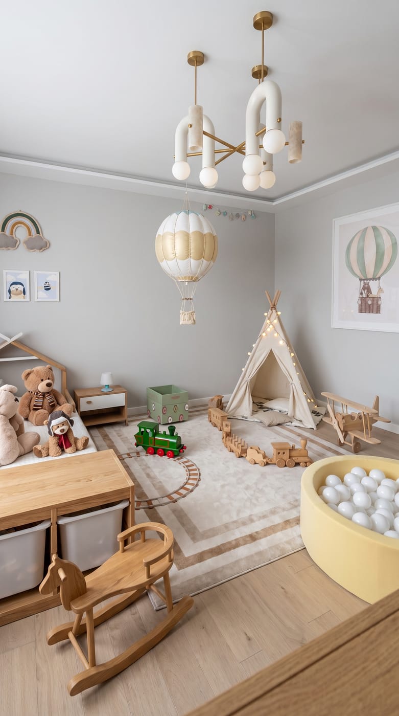 Scandinavian kids room