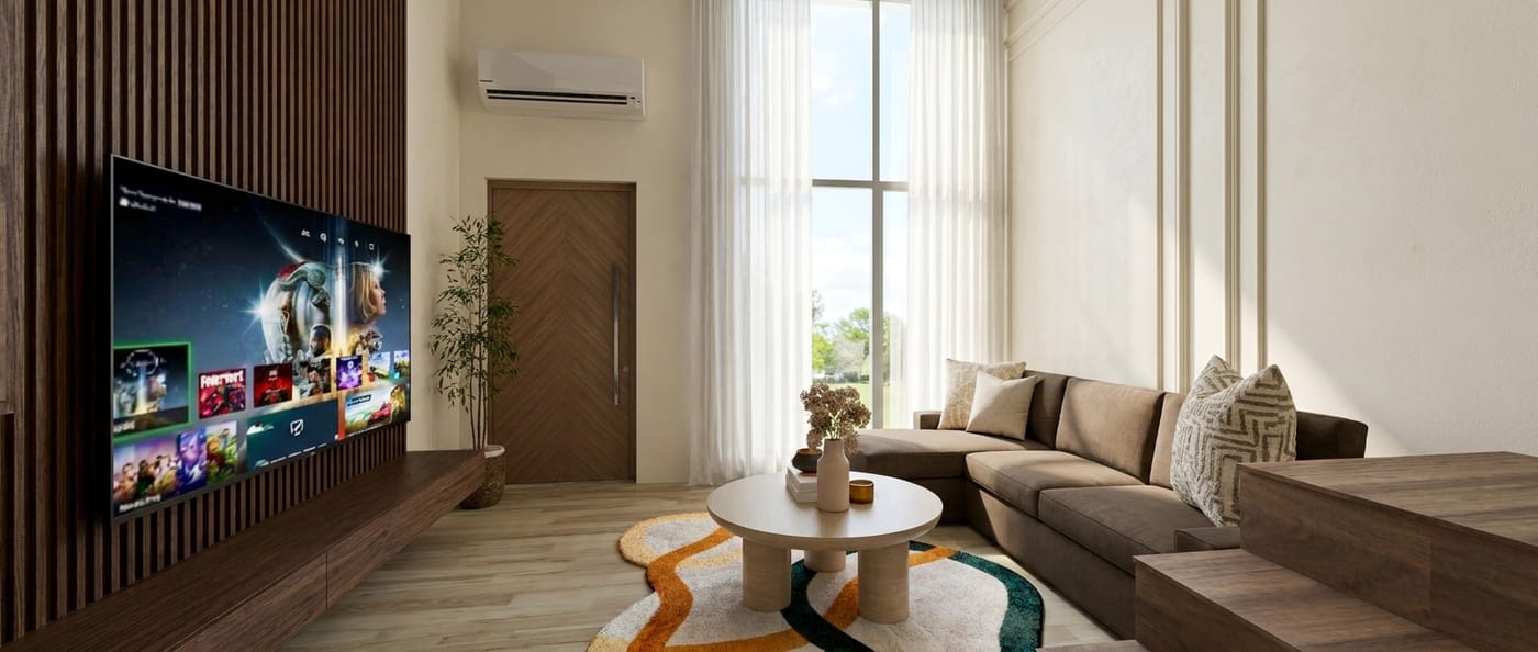 Mid-century living room