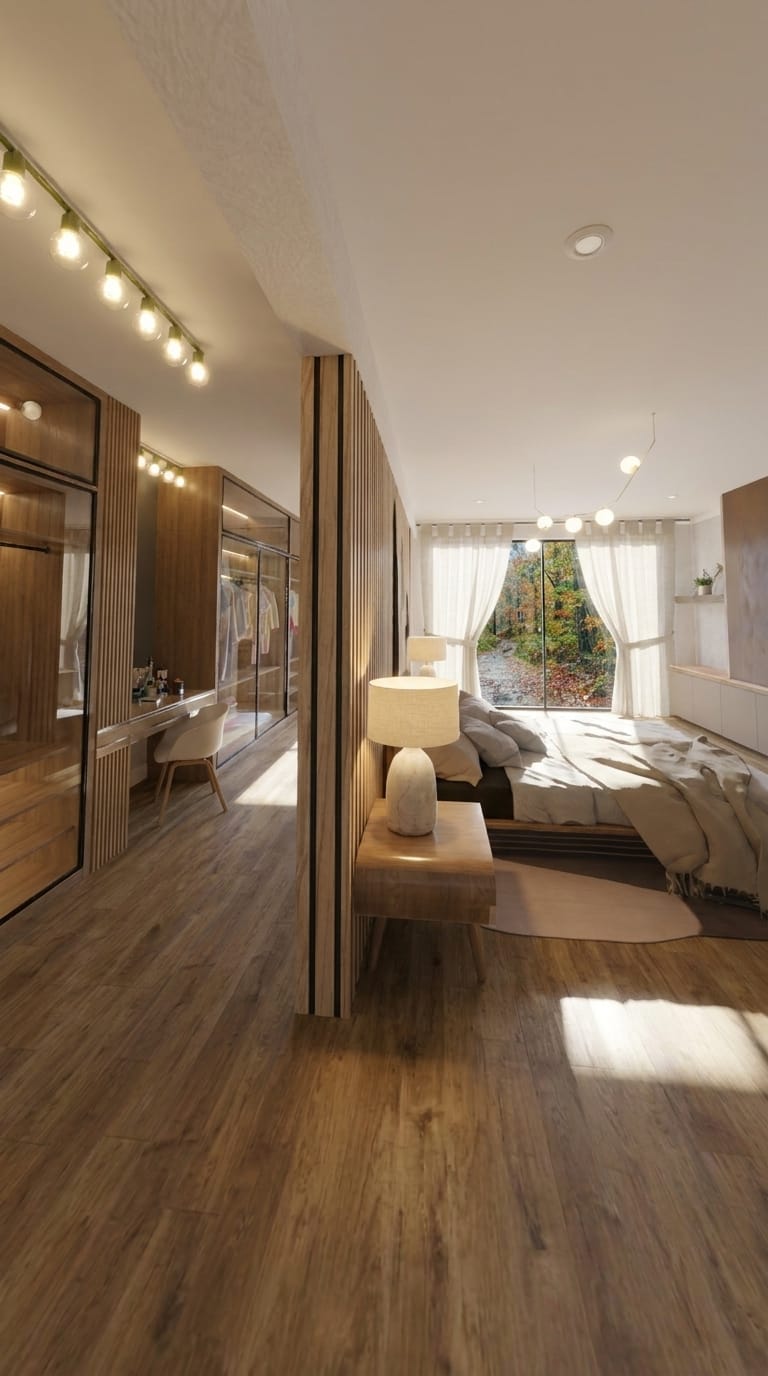 Mid-century bedroom