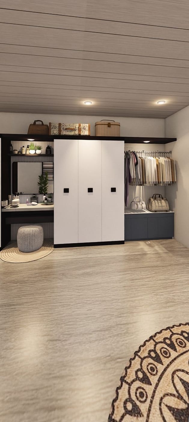 Mid-century closet