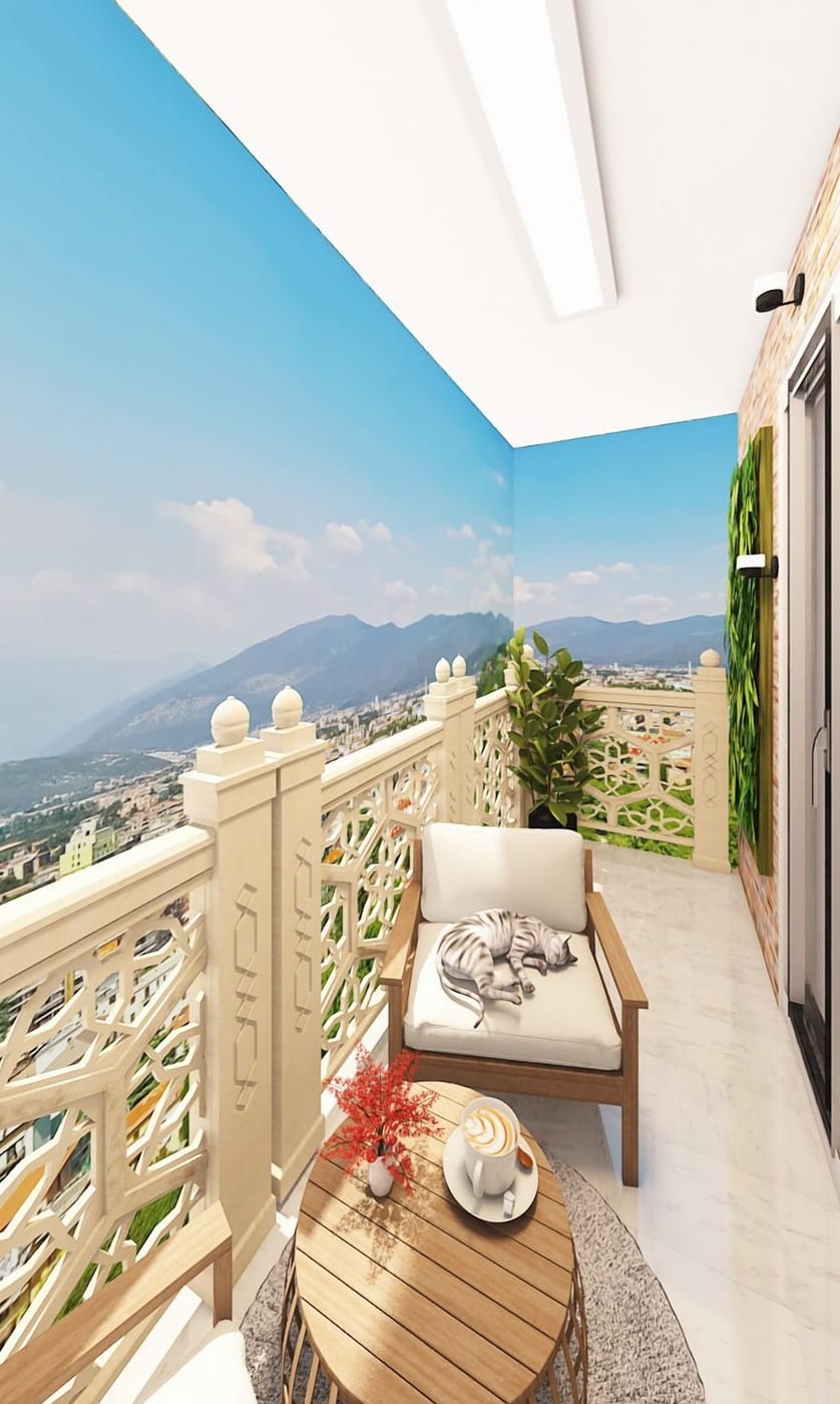 Landscape Mediterranean outdoor space