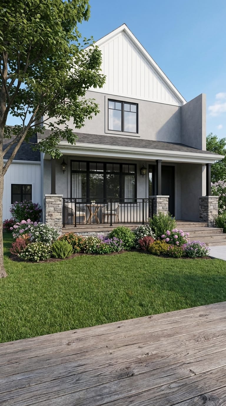 Contemporary outdoor space