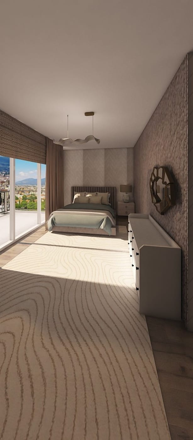 Contemporary bedroom