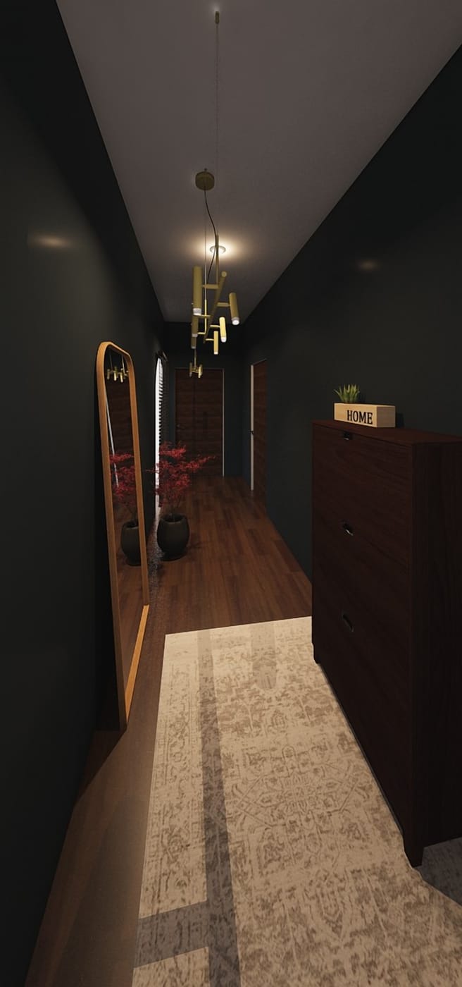 Mid-century hall