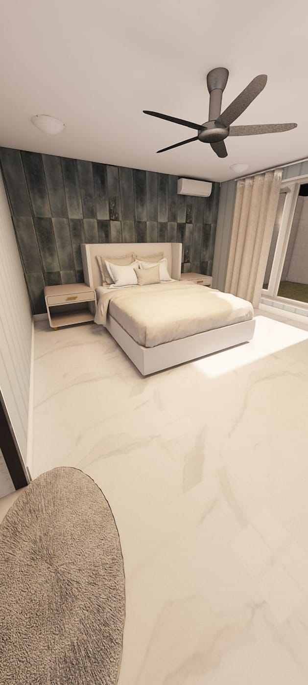 Mid-century bedroom