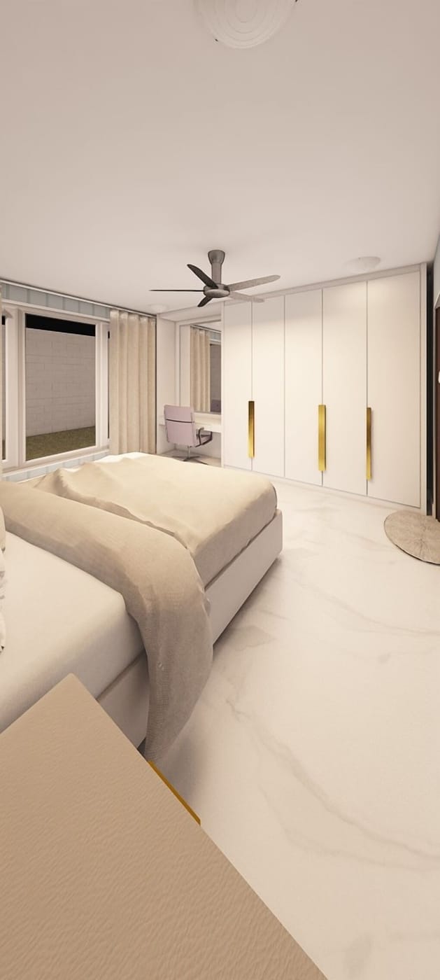 Contemporary bedroom