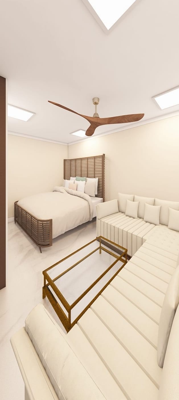 Mid-century bedroom
