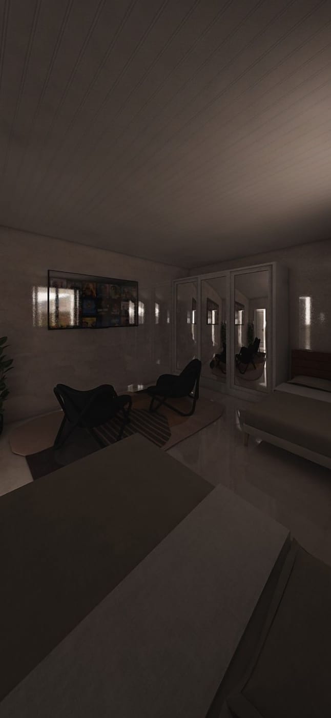 Contemporary bedroom