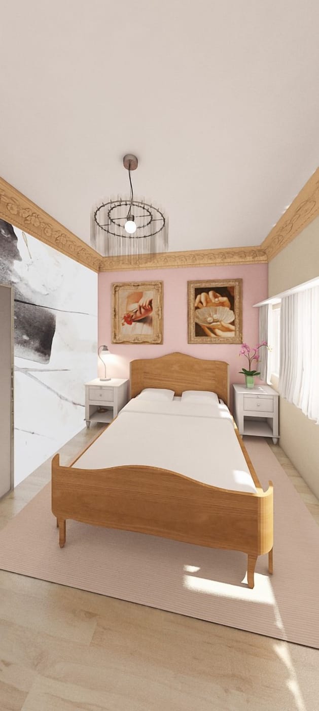 Mid-century bedroom