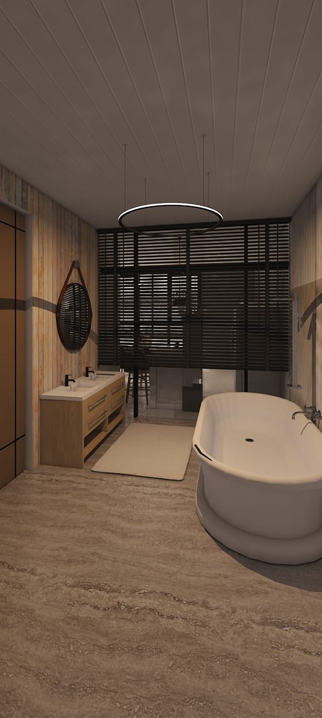 Contemporary bathroom