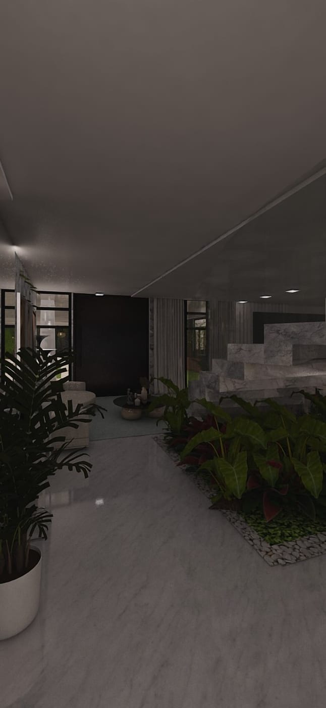 Contemporary living room