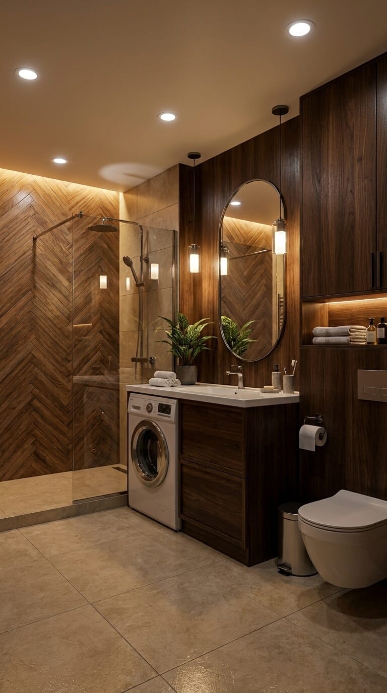 Mid-century bathroom