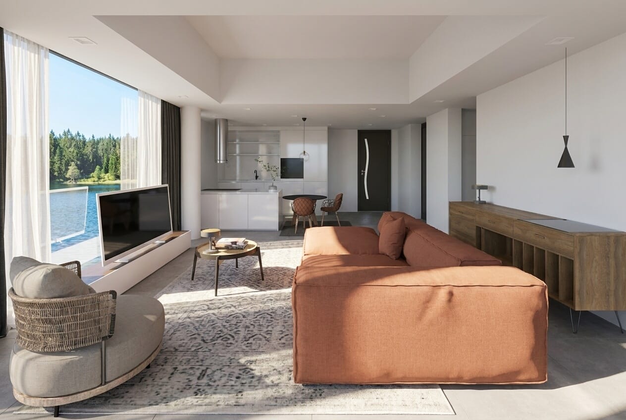 Contemporary living room