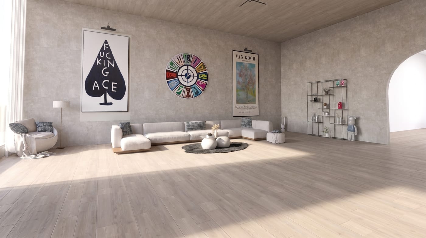 Mid-century living room