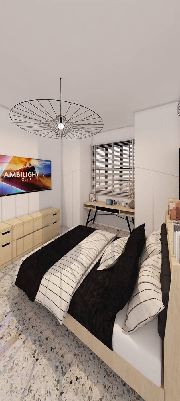 Mid-century bedroom