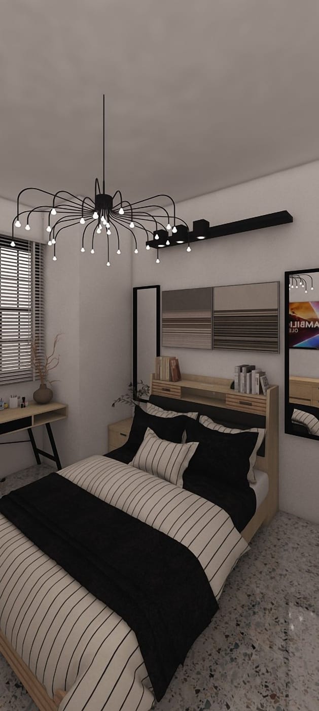 Mid-century bedroom