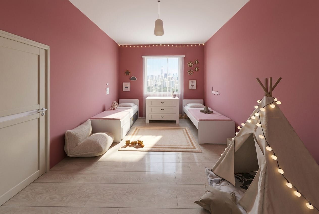 Scandinavian kids room
