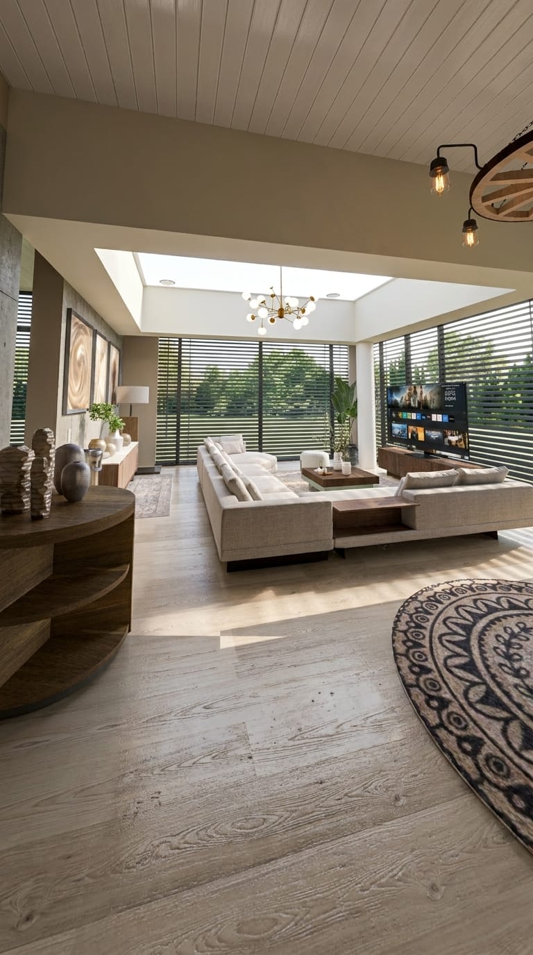 Mid-century living room