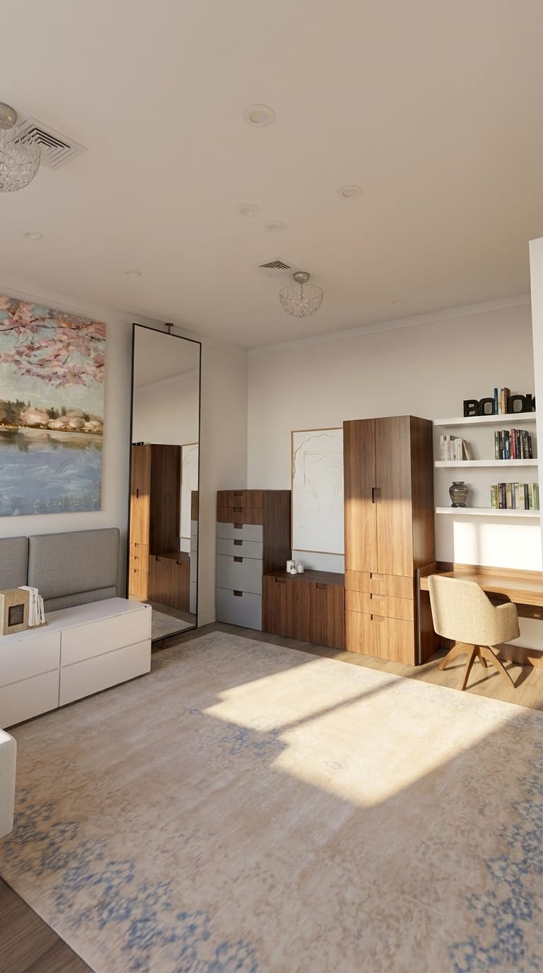 Mid-century bedroom