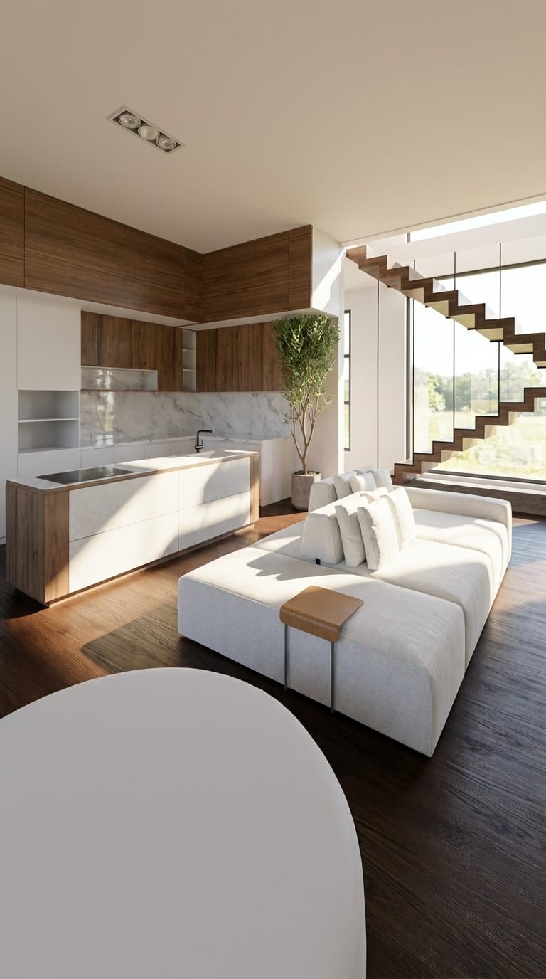 Mid-century living room