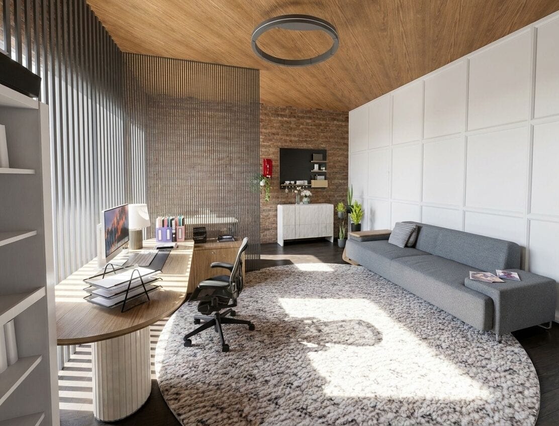 Scandinavian home office