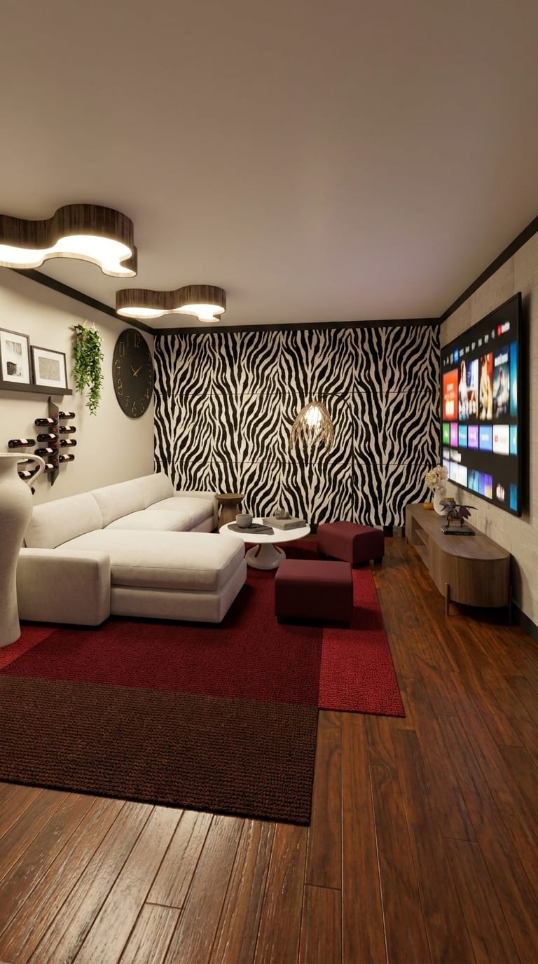 Eclectic living room