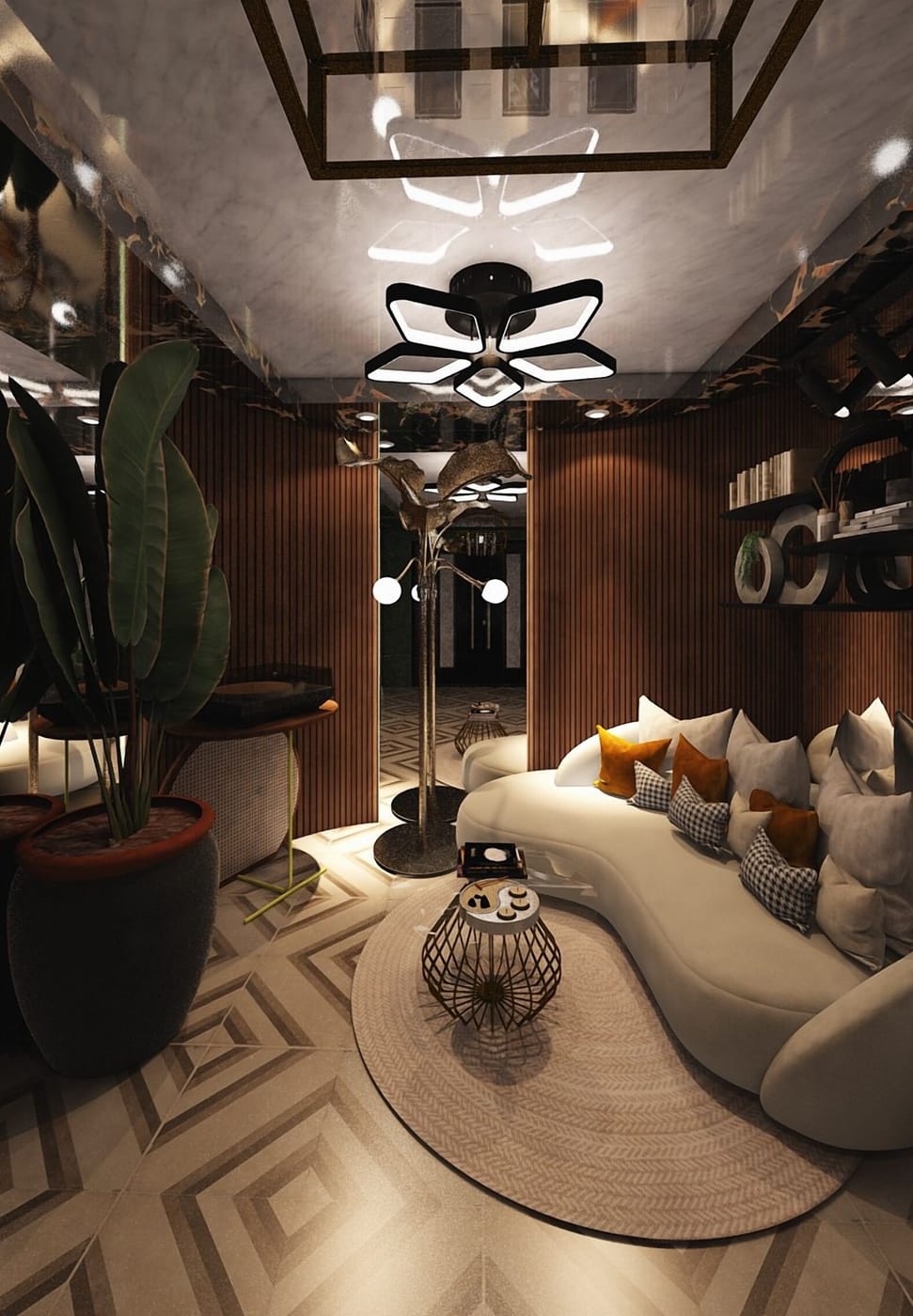 Contemporary living room