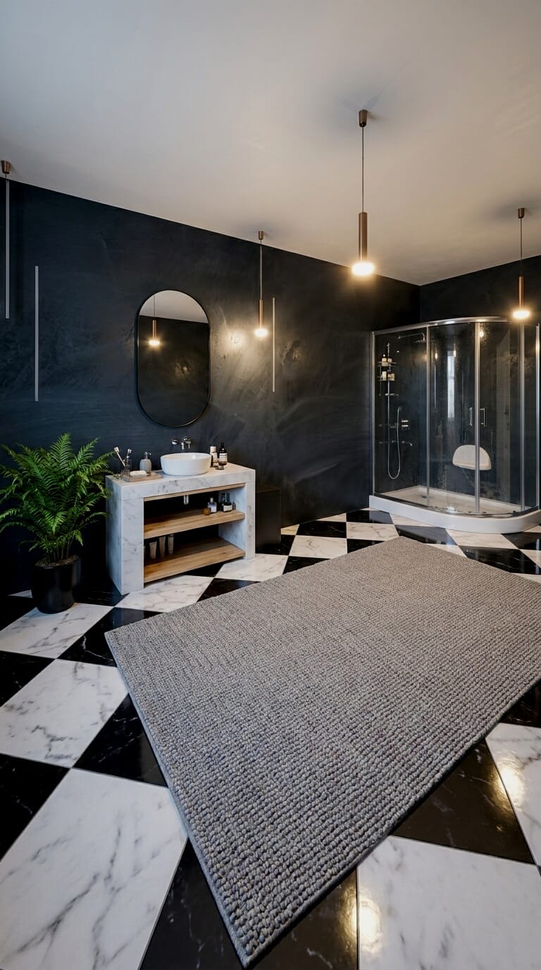 Mid-century bathroom