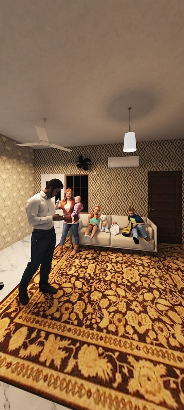 Retro living room