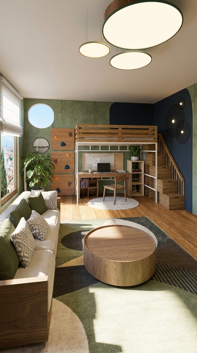 Mid-century bedroom