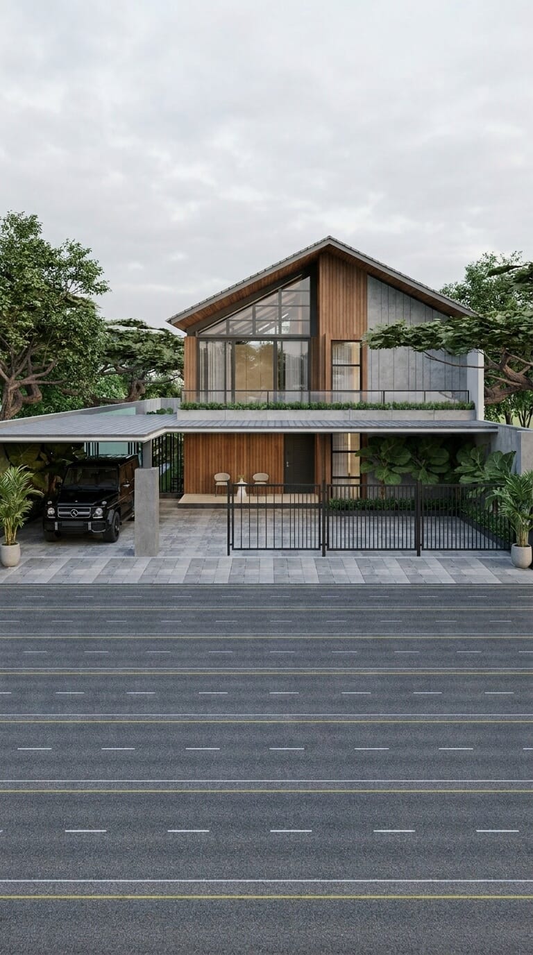 Contemporary floor plan