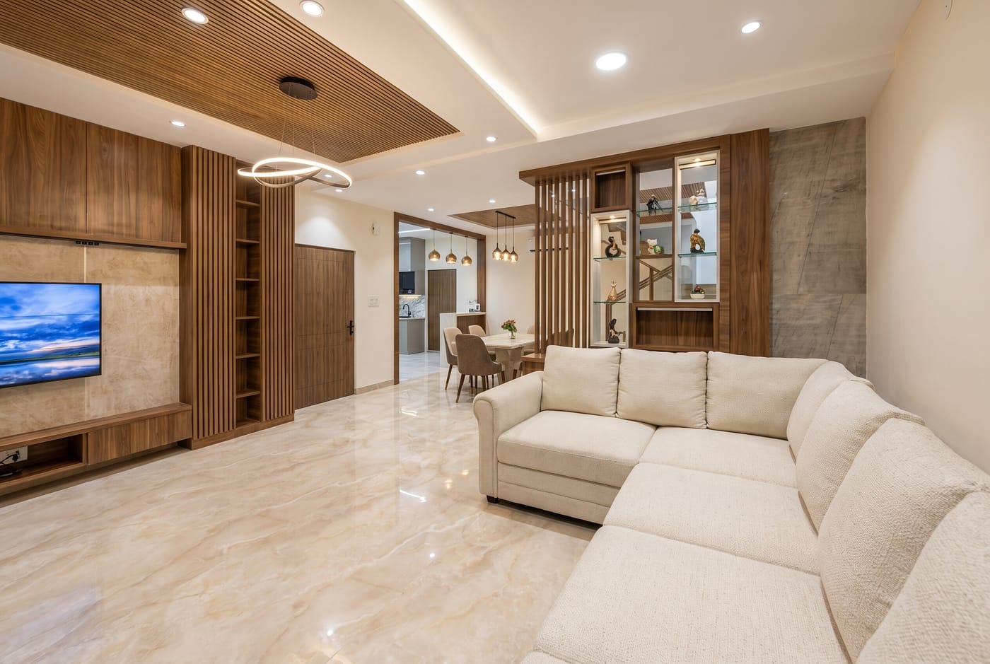 Mid-century living room