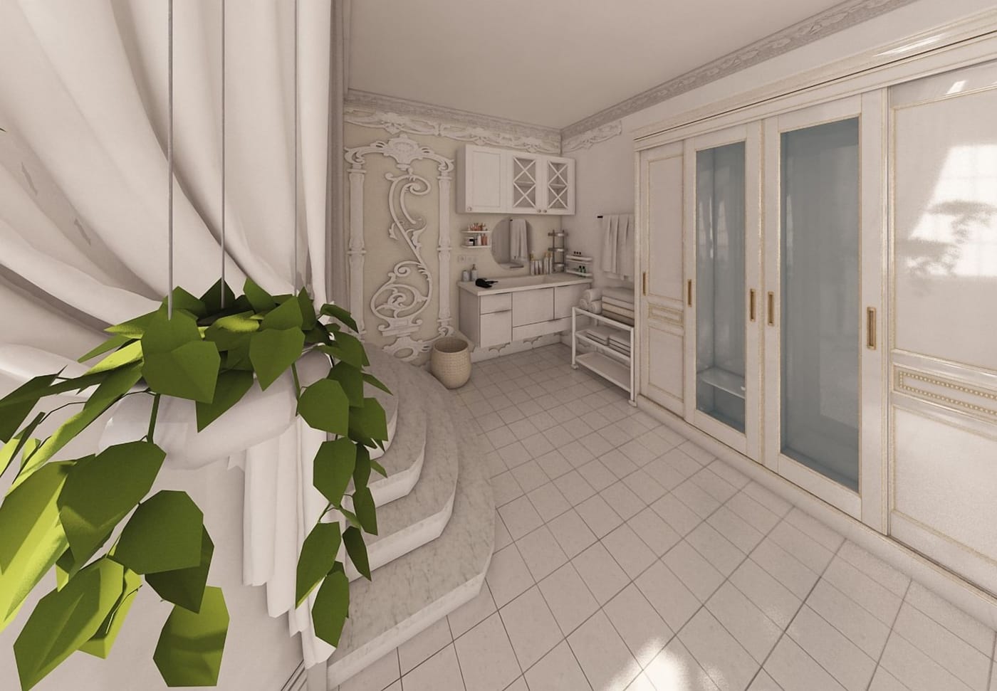 Traditional closet