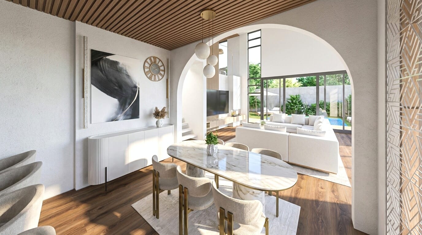 Contemporary dining room