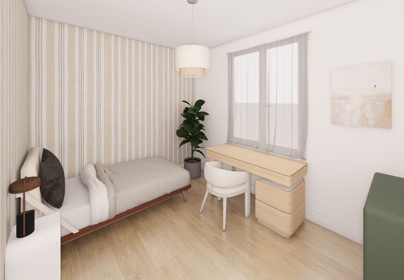 Scandinavian bedroom
