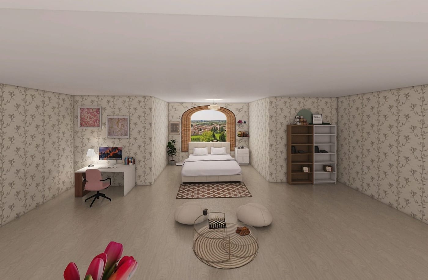 Traditional bedroom