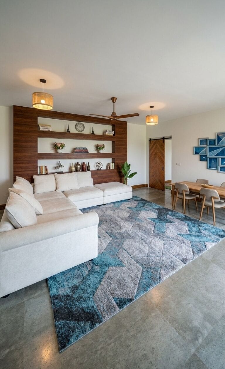Mid-century living room