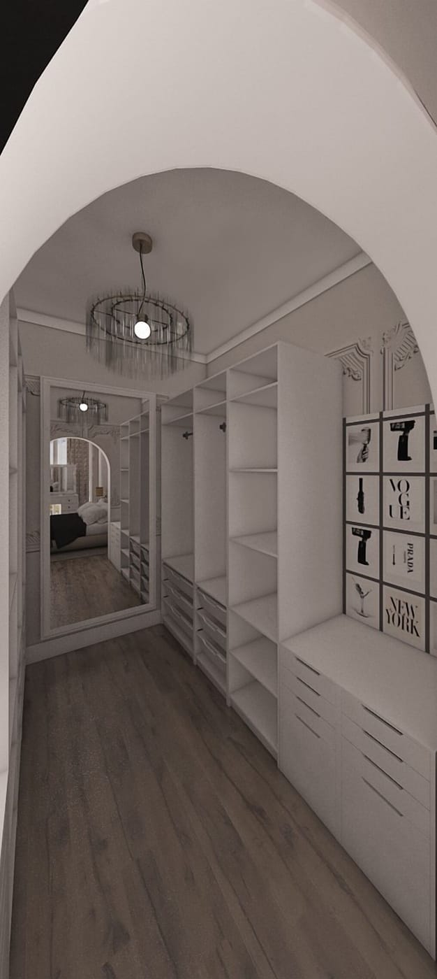 Contemporary closet