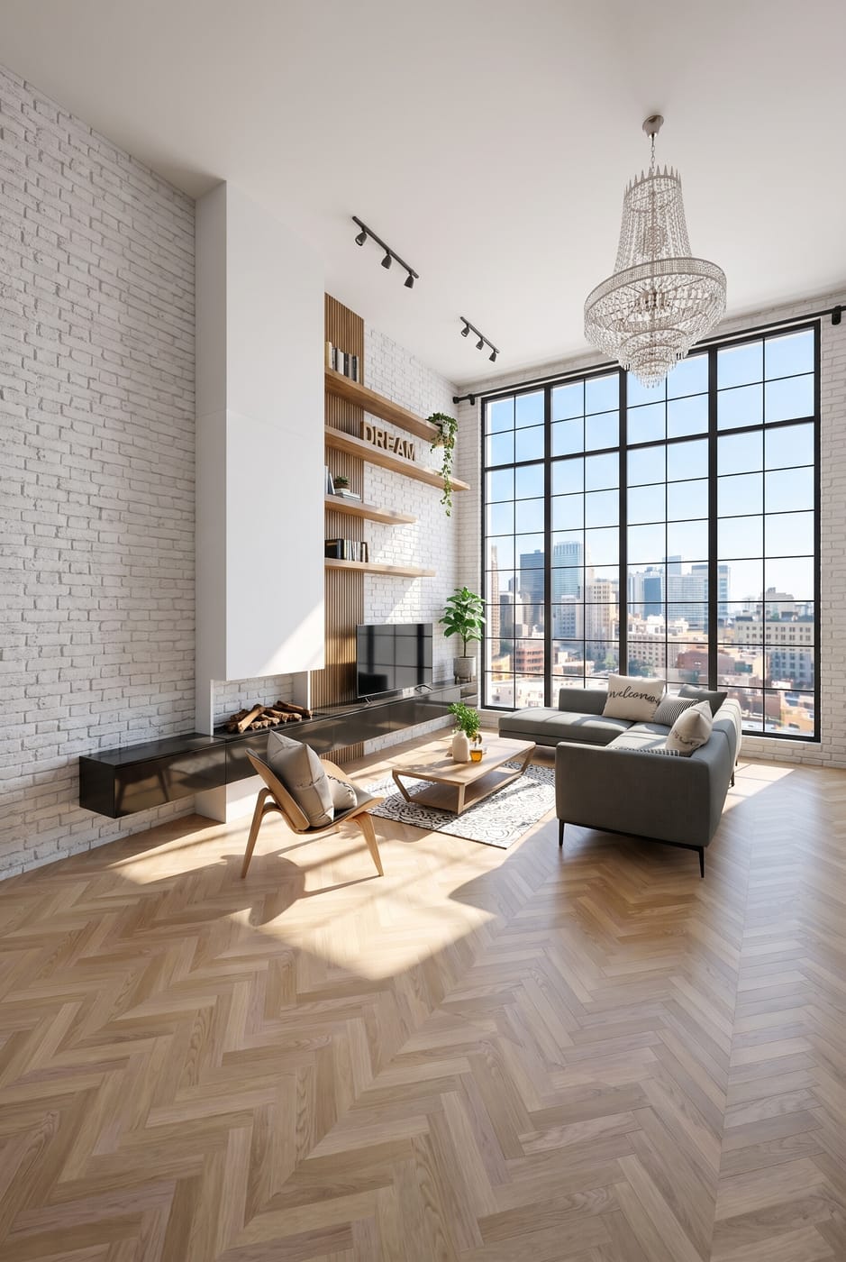 Industrial living room
