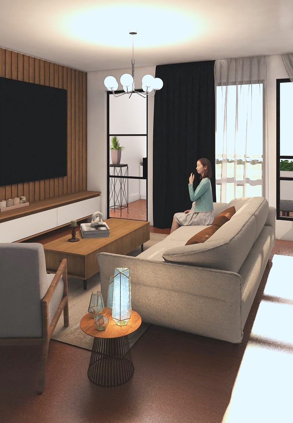 Contemporary living room
