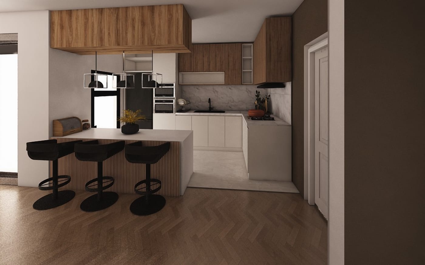 Mid-century kitchen