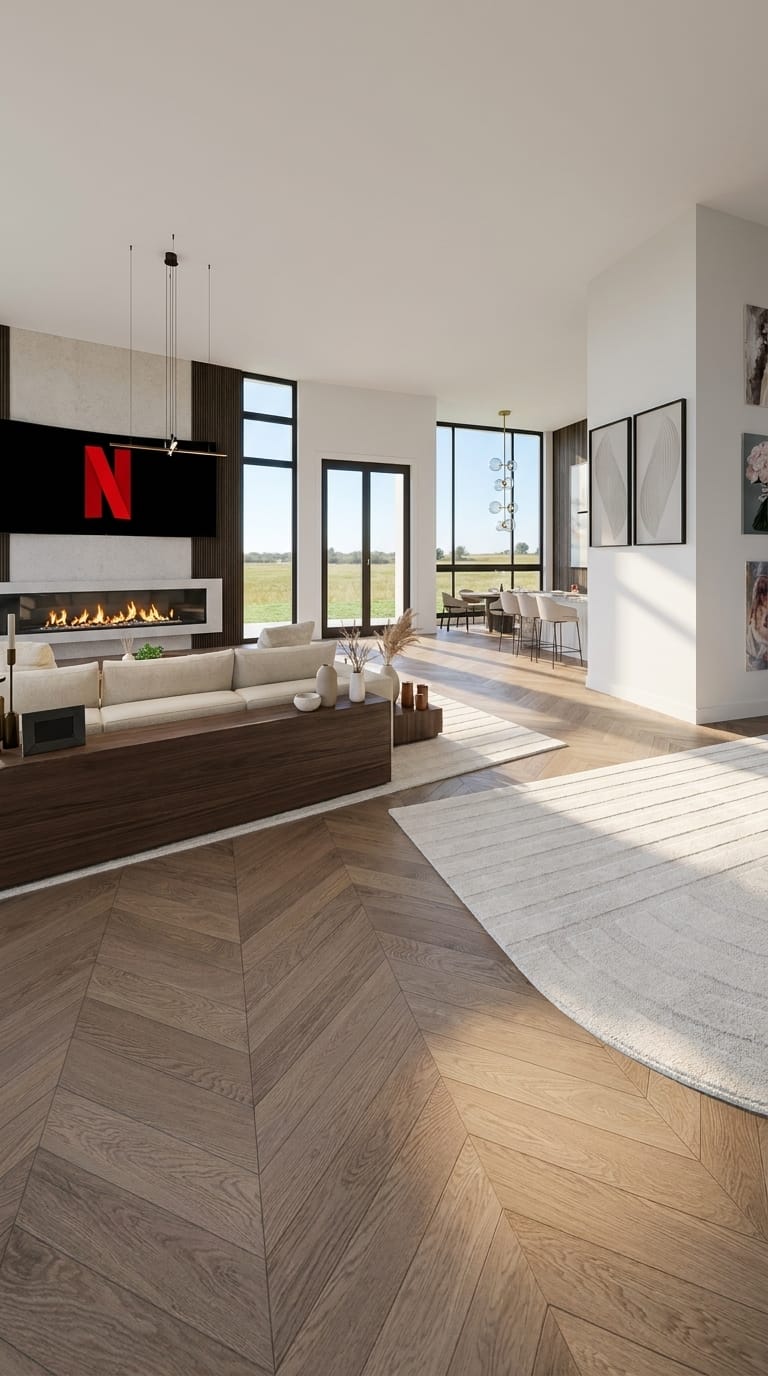 Mid-century living room