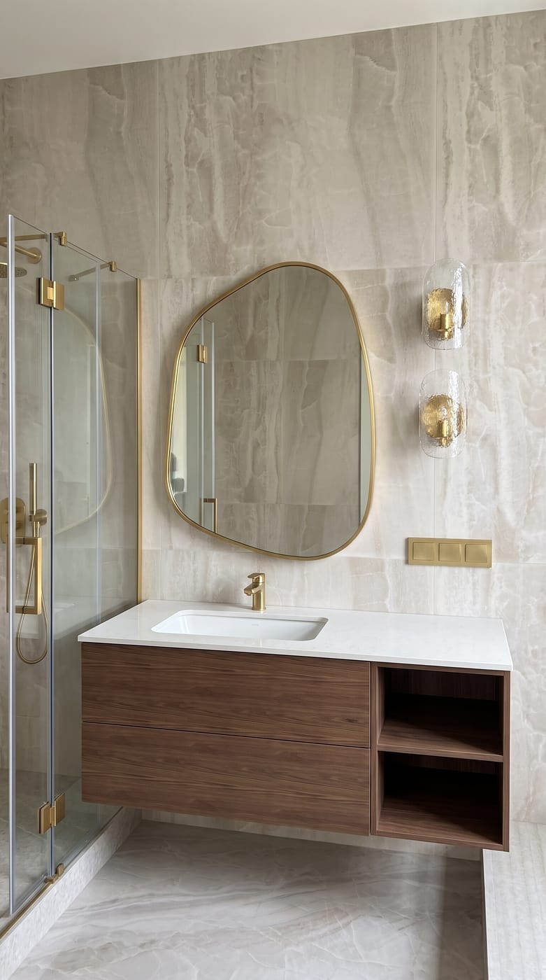 Mid-century bathroom
