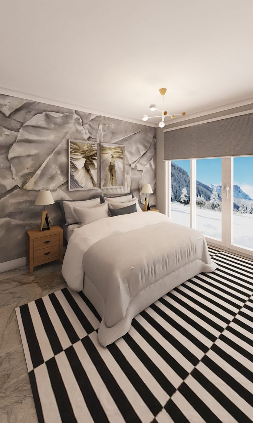 Mid-century bedroom
